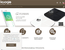 Tablet Screenshot of kooqie.com